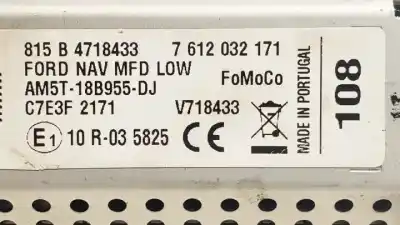 Second-hand car spare part multifunction display for ford c-max (cb3) d4204t oem iam references am5t18b955dj  