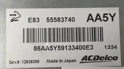 Автозапчастина б/у ебу контролер двигуна для opel corsa d a12xer посилання на oem iam 55583740  