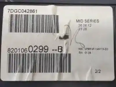Peça sobressalente para automóvel em segunda mão quadrante por renault clio iii k9k770 referências oem iam 8201060299b  