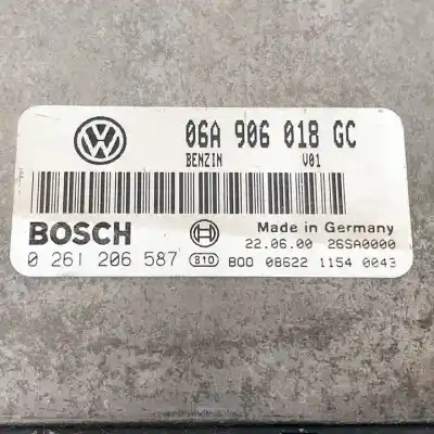 Автозапчасти б/у блок управления двигателем за seat toledo ii (1m2) 1.9 tdi ссылки oem iam 0261206587  