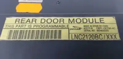 Second-hand car spare part comfort module for jaguar xj bc oem iam references f8ff13c790ac  