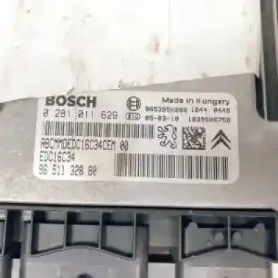 Second-hand car spare part ecu engine control for citroen c4 coupe 9hy oem iam references 0281011629  9653958980