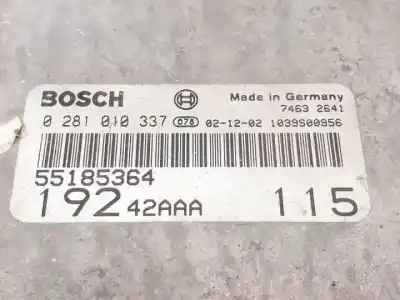 Pezzo di ricambio per auto di seconda mano centralina motore per fiat stilo multi wagon (192) 192a1000.937a7000 riferimenti oem iam 0281010337  