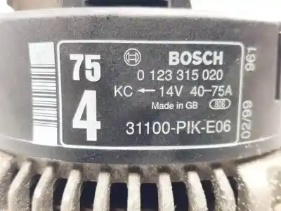 Recambio de automóvil de segunda mano de alternador para honda civic berlina .5 (ma/mb) d15z8 referencias oem iam 0123315020  
