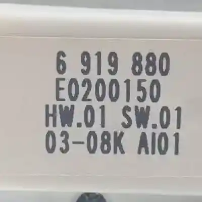 Second-hand car spare part rear left power window switch for bmw serie 7 (e65/e66) n62b44a oem iam references 6919880  