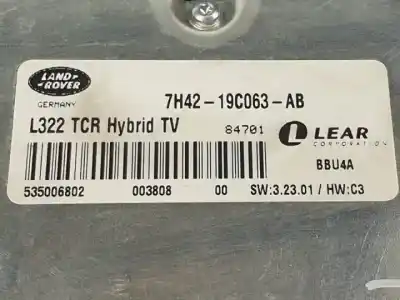 Автозапчастина б/у електронний модуль для land rover range rover iii (l322) 3.0 d 4x4 посилання на oem iam 7h4219c063ab  