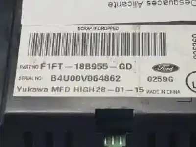 Second-hand car spare part multifunction display for ford focus lim. (cb8) t1da oem iam references f1ft18b955gd  