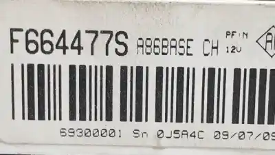 Peça sobressalente para automóvel em segunda mão comando de sofagem (chauffage / ar condicionado)  por citroen c3 hfx(tu1jp) referências oem iam f664477s  