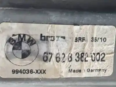 Second-hand car spare part passenger side right window regulator for bmw serie 7 (e65/e66) n62b44a oem iam references 67628382002  