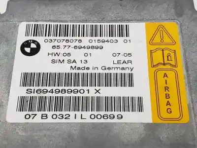 Second-hand car spare part electronic module for bmw serie 7 (e65/e66) n62b44a oem iam references 65776949899  037078078