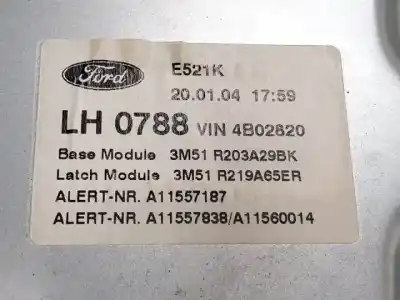 Second-hand car spare part driver left window regulator for ford focus c-max (cap) d-g8da oem iam references 3m51r203a29bk  