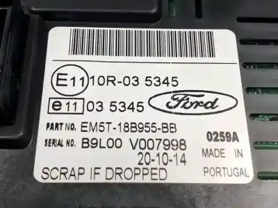 Автозапчасти б/у многофункциональный дисплей за ford grand c-max (cb7) t1db ссылки oem iam em5t18b955bb  