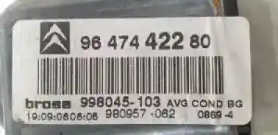 Peça sobressalente para automóvel em segunda mão elevador de vidros dianteira esquerda por citroen c4 coupe 9hx referências oem iam 9647442280  