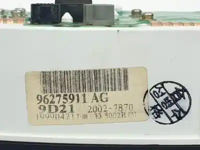 Pezzo di ricambio per auto di seconda mano pannello degli strumenti per daewoo lanos 1.5 g a15sms-g riferimenti oem iam 96275911ag  