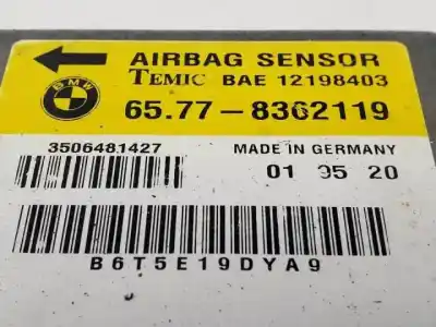 Second-hand car spare part airbag control unit for bmw serie 3 compacto (e36) g-164e2 oem iam references 12198403  