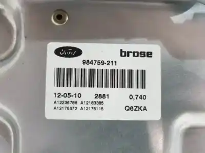 Автозапчастина б/у регулятор переднього правого скла для ford focus lim. (cb4) kkda посилання на oem iam 7m5t14d218ga  984759211