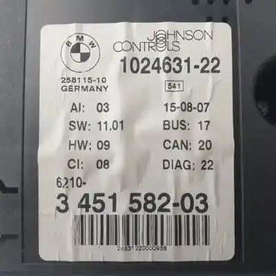 Second-hand car spare part dashboard for bmw x3 (e83) n47d20a oem iam references 102463122  25811510