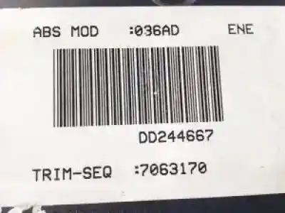 Peça sobressalente para automóvel em segunda mão abs por jeep compass ene referências oem iam p04877036ae  