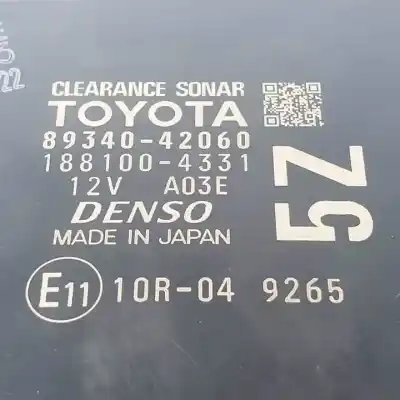 Second-hand car spare part electronic module for toyota rav4 a25afxs oem iam references 8934042060  