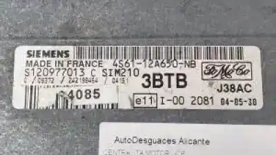 Second-hand car spare part ecu engine control for ford fiesta (cbk) g/fxjb oem iam references s120977013c  