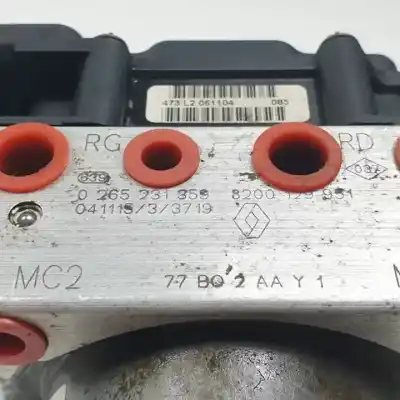 Pezzo di ricambio per auto di seconda mano abs per renault grand modus k9k750 riferimenti oem iam 8200129951  0265800329