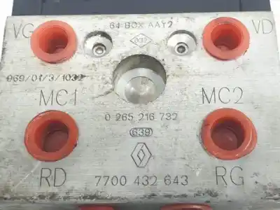 Pezzo di ricambio per auto di seconda mano abs per renault scenic (ja..) f9qa7 riferimenti oem iam 7700432643  0273004395