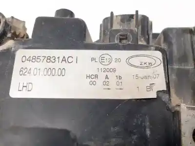 Автозапчастина б/у ліва фара для chrysler voyager (rg) d-vm47c посилання на oem iam 04857831a  6240100000