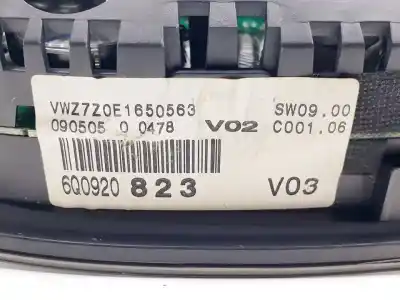 Peça sobressalente para automóvel em segunda mão quadrante por volkswagen polo (9n3) advance referências oem iam 6q0920823  110080321001a