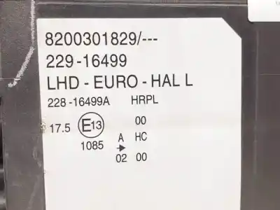 Peça sobressalente para automóvel em segunda mão farol / farolim esquerdo por renault grand modus k9k750 referências oem iam 8200301829  22916499
