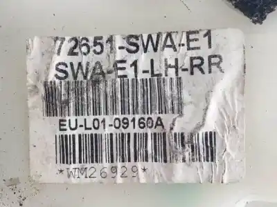 Автозапчастина б/у замок дверей заднього лівого для honda cr-v iii (re_) 2.0 i-vtec (re5, re1) посилання на oem iam 72651swae1  