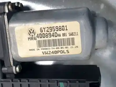 İkinci el araba yedek parçası ön sag pencere regülatörü için volkswagen polo (9n3) advance oem iam referansları w06q3837402s  