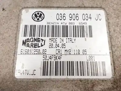 İkinci el araba yedek parçası ecu motor kontrol cihazi için volkswagen polo (9n3) advance oem iam referansları 6160125002  036906034jc