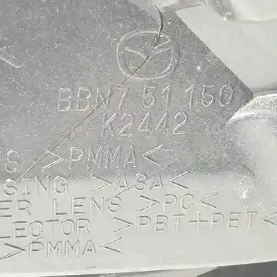 Second-hand car spare part right tailgate light for mazda 3 lim. (bl) r2aa oem iam references bbn751150  