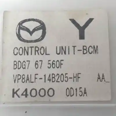 Pezzo di ricambio per auto di seconda mano modulo elettronico per mazda 3 lim. (bl) r2aa riferimenti oem iam bdg767560f  