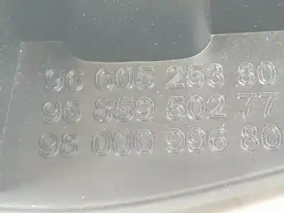 Автозапчасти б/у внутренняя задняя правая ручка за citroen c-elysee (dd_) 1.2 vti 72 (ddhmy0) ссылки oem iam 9660525380  9800099680