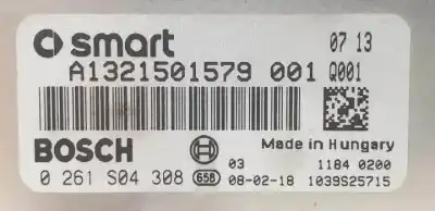 Second-hand car spare part ecu engine control for smart cabrio 132910 oem iam references 0261s04308  