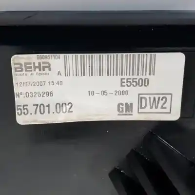 Second-hand car spare part radiator cooling fan for opel corsa d z14xep oem iam references 55701410  