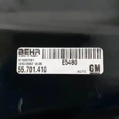 Second-hand car spare part radiator cooling fan for opel corsa d z14xep oem iam references 55701410  