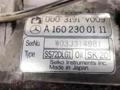 Tweedehands auto-onderdeel airconditioning compressor voor smart cabrio om660940 oem iam-referenties 0003191v009  ss72dlg1