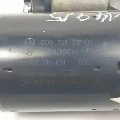 Peça sobressalente para automóvel em segunda mão motor de arranque por smart cabrio om660940 referências oem iam 0001477v003  