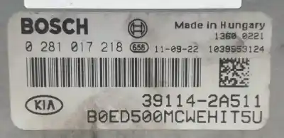 Автозапчасти б/у блок управления двигателем за kia cee´d d4fb-ul ссылки oem iam 0281017218  