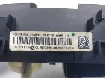 Peça sobressalente para automóvel em segunda mão comando de sofagem (chauffage / ar condicionado)  por citroen c3 8hr referências oem iam 400018002  