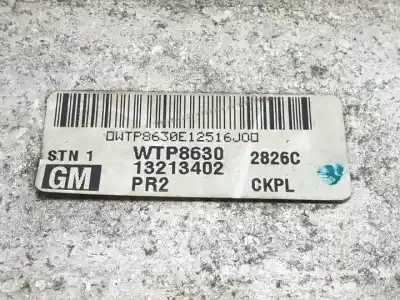 Pezzo di ricambio per auto di seconda mano intercooler per opel zafira b d-z19dt riferimenti oem iam 13213402  