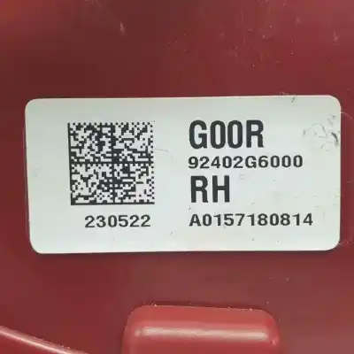 Pezzo di ricambio per auto di seconda mano luci posteriori destra per kia picanto (ja) g3ld riferimenti oem iam 92402g6000  