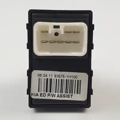 Second-hand car spare part right front power window switch for kia pro_cee´d (ed) d4fb oem iam references 935751h100  