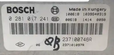 Автозапчастина б/у ебу контролер двигуна для renault koleos m9r830 посилання на oem iam 0281017241  237101097r