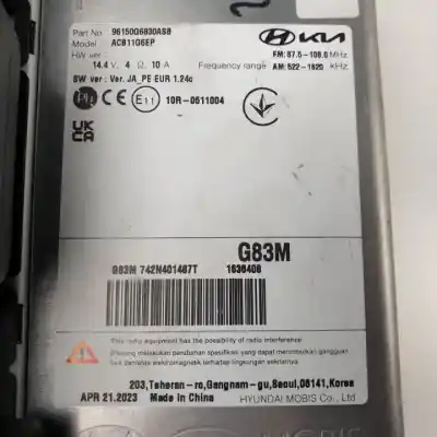 Second-hand car spare part audio system / radio cd for kia picanto (ja) g3ld oem iam references 96150g6830asb  