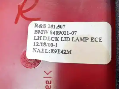 Second-hand car spare part interior left tailgate light for bmw x5 (e53) 448s2 oem iam references 840901107  