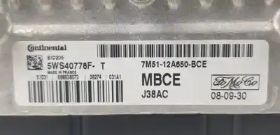 Second-hand car spare part ecu engine control for ford focus lim. (cb4) kkda oem iam references 5ws40778ft  