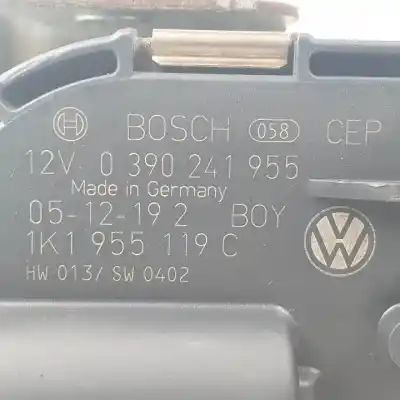 Автозапчастина б/у двигатель передніх склоочисників для volkswagen jetta (1k2) azv. bkd. cbda. cbdb. cjaa посилання на oem iam 1k1955119c  1k1955023f